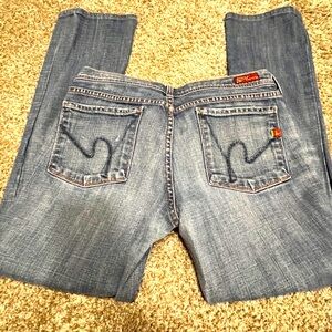 Ladies, Size 31 Citizens of Humanity Jeans. Boot cut